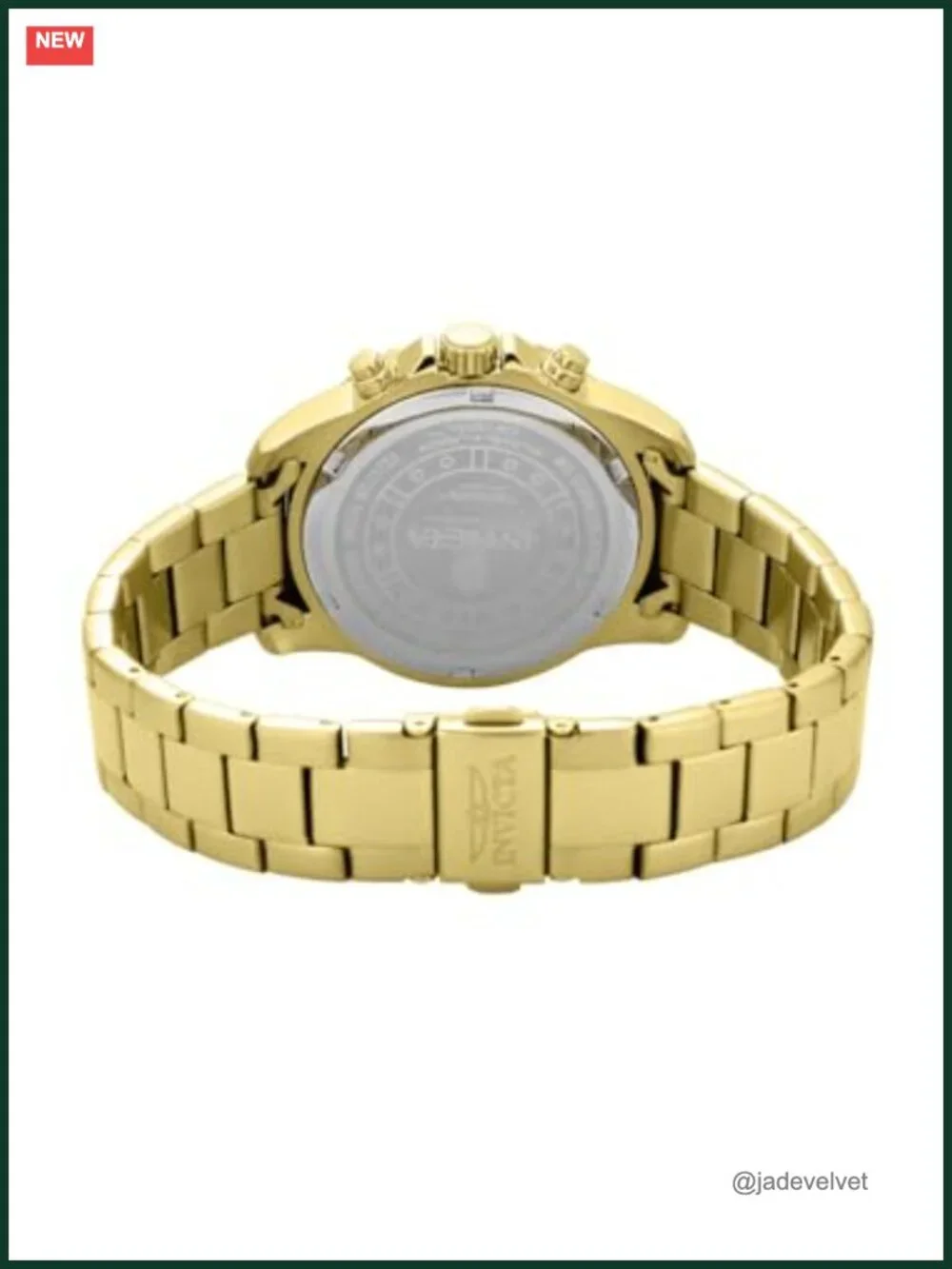 Invicta Wildflower Quartz Watch 38mm Stainless Steel Chronograph Water Resistant